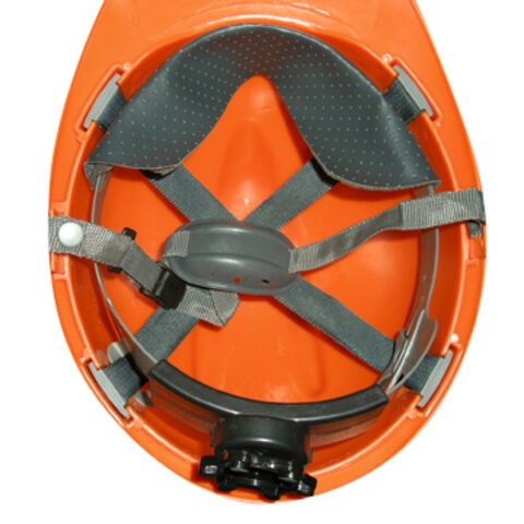 Casco de seguridad industrial V-guard, carcasa rígida con alta resistencia dieléctrica