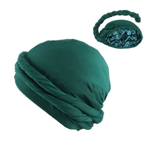 Solid Color Wave Caps With Durag for Men Headwear Soft Elastic Breathable  Beanie Turban Cap Headwrap Bonnet Hair Accessories