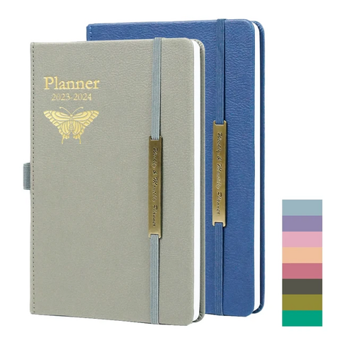 Personalisierter PU-Leder-Gurt Notizbuch Planer Tagebuch