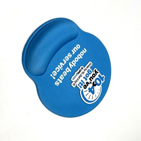 Mouse pad de suporte de pulso em gel de silicone com logotipo personalizado impresso e alta demanda