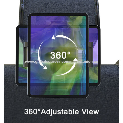 Soporte para Tablet de Reposacabezas de Coche, Soporte para Teléfono, Soporte Trasero para Asiento, Rotación de 360°, Clip Fuerte