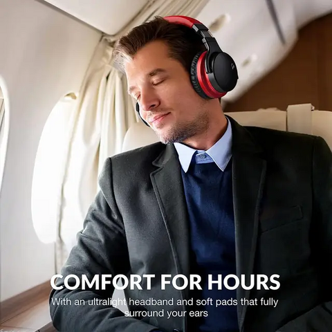 سماعات رأس بتقنية Bluetooth مع خاصية إلغاء الضوضاء النشط - مثالية لشركات والمكاتب