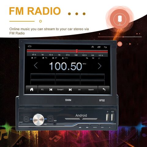 7 Zoll 1Din Manueller einziehbarer Bildschirm Android Radio Wifi Autoradio Auto Radio Touchscreen GPS Wifi Autoradio GPS Auto DVD Player