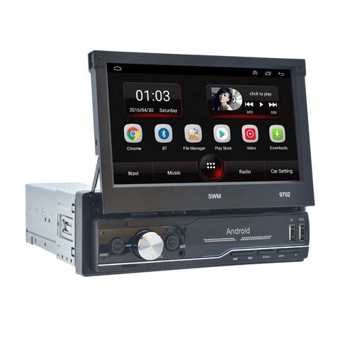 7 Zoll 1Din Manueller einziehbarer Bildschirm Android Radio Wifi Autoradio Auto Radio Touchscreen GPS Wifi Autoradio GPS Auto DVD Player