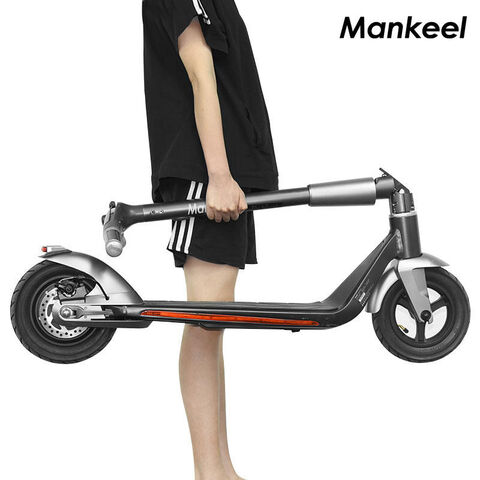 Mankeel Silver Wings Scooter Eléctrico Plegable para Adultos - Neumático de 10 pulgadas, 350W/500W, Rápido, Stock en Almacén de EE. UU./UE