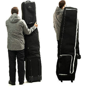 Ski Blocks Magnetic Ski & Snowboard Rack – Portable Protection For Gear, Scratch-Safe, No Tools Needed (Black, 2-Pack)