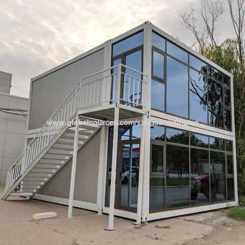 Modulares Flat Pack Kabinen-Container haus Luxus-Fertighaus-Flach verpackter Container zum Verkauf