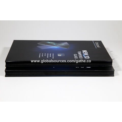 Caixas de embalagem OEM para eletrônicos móveis, protetores de tela de vidro temperado