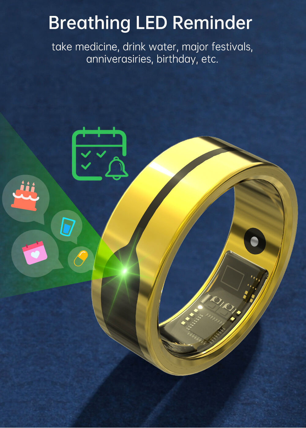 Buy Wholesale China Smart Ring Health Tracker, To Monitor Sleep And ...