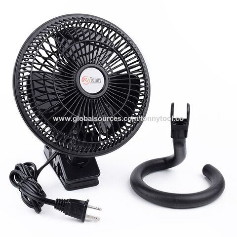 6-Zoll-Tisch- und Clip-Ventilator mit zwei leisen Geschwindigkeiten, Tischventilatoren für den Haushalt mit 1,2 m Kabel, ideal für Zuhause