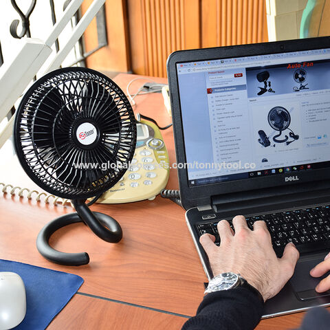 6-Zoll-Tisch- und Clip-Ventilator mit zwei leisen Geschwindigkeiten, Tischventilatoren für den Haushalt mit 1,2 m Kabel, ideal für Zuhause