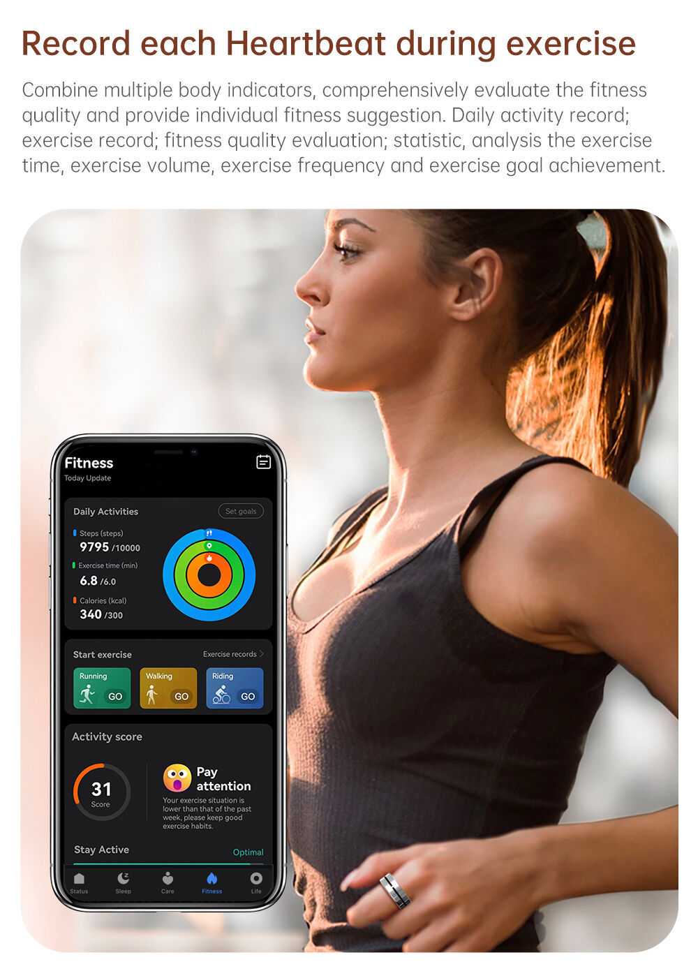 Picture of Buy Wholesale China Manufacturer Eiot Smart Ring(sleep/ Heart Rate ...