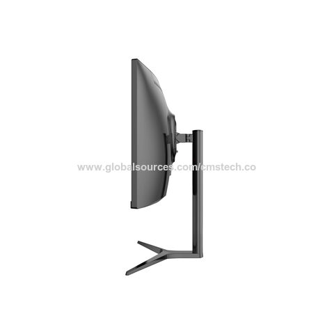 شاشة فائقة الاتساع عالية الجودة، شاشة 34 بوصة بدقة 4K، كمبيوتر UHD مع PD65W، حامل HAS، ألعاب منحنية