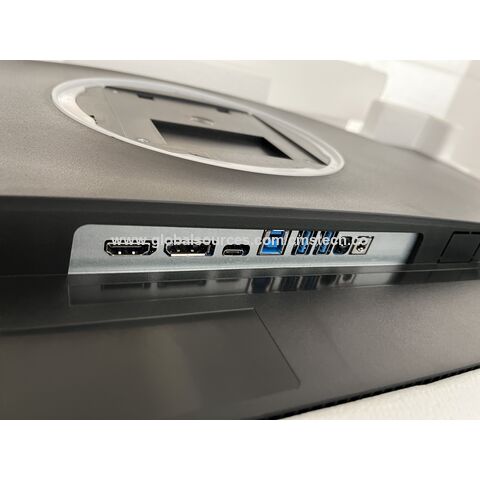 شاشة فائقة الاتساع عالية الجودة، شاشة 34 بوصة بدقة 4K، كمبيوتر UHD مع PD65W، حامل HAS، ألعاب منحنية
