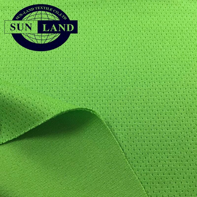 Buy Wholesale China Hot Sale Sportswear Shirt Basic Knit Style Dri Fit  Polyester Honeycomb Fabric For Sports Clothing & Mesh Fabric at USD 8