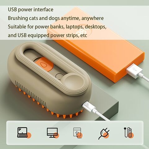 Cepllo De Vapor Para Gatos, Cepllo De Vapor 3 En 1, Cepllo De Vapor