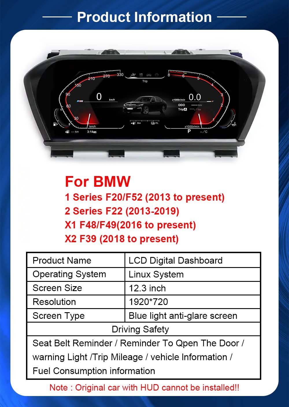 Achetez En Gros Bosstar Num Rique Cluster Lcd Tableau De Bord Compteur