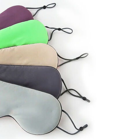 Masque de Sommeil en Soie Bandeau de Haute Qualité en Soie de Mûrier Masque pour les Yeux pour Femmes Hommes Enfants