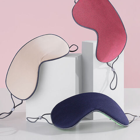 Masque de Sommeil en Soie Bandeau de Haute Qualité en Soie de Mûrier Masque pour les Yeux pour Femmes Hommes Enfants