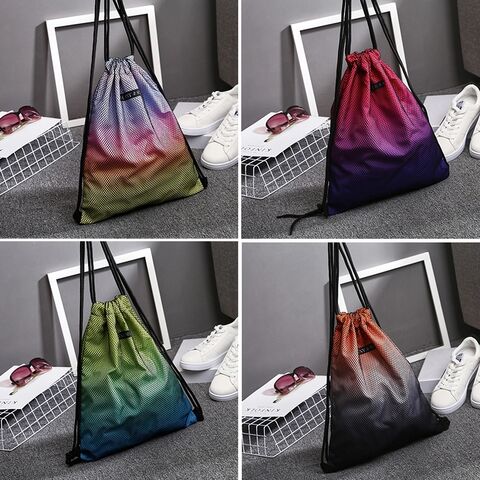 Mochila con Cordón, Bolsa de Lona para Empaque, Bolsa Tote de Algodón con Impresión Personalizada, la Más Vendida