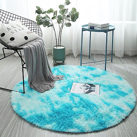 Tapete Nórdico Instagram Tie-Dye Degradê Felpudo JX