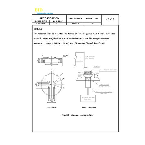 SMD-Mylar-Lautsprecher 0,5W 30ohm 111dB SMD-Mini-Lautsprecher, für intelligente Sprachgeräte, intelligente Türklingeln, intelligente Intercom-Systeme