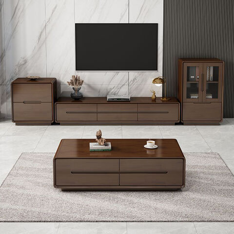 Conjunto de Muebles para el Hogar: Mesa de Centro y Soporte para TV Combinados