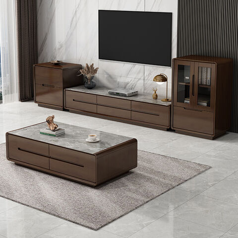 Conjunto de Muebles para el Hogar: Mesa de Centro y Soporte para TV Combinados