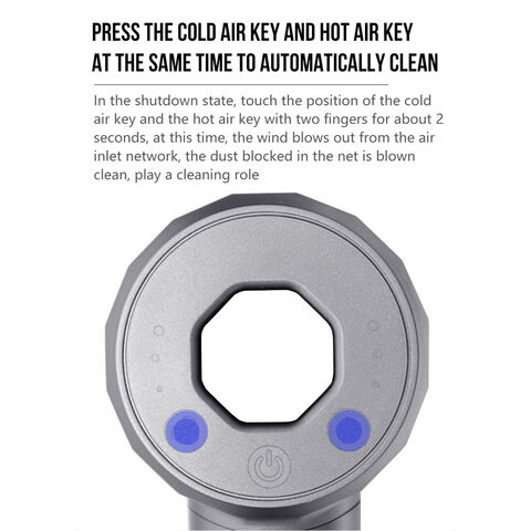 Secadores de pelo profesionales con motor sin escobillas de 110.000 RPM para un secado rápido, boquilla magnética y control inteligente de temperatura.