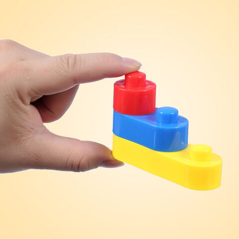 Mainan balok susun DIY, mainan edukasi rakit rumah, kereta api, figur & set, mainan blok kustom untuk anak-anak