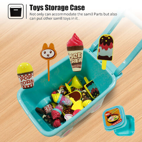 Caminhão de Sorvete de Brinquedo Infantil, Conjunto Educacional de Comida para Brincar - Carrinho de Sorvete em Promoção