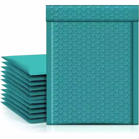 Wasserdichte Luftpolsterversandtasche mit Griff für Verpackung und Versand