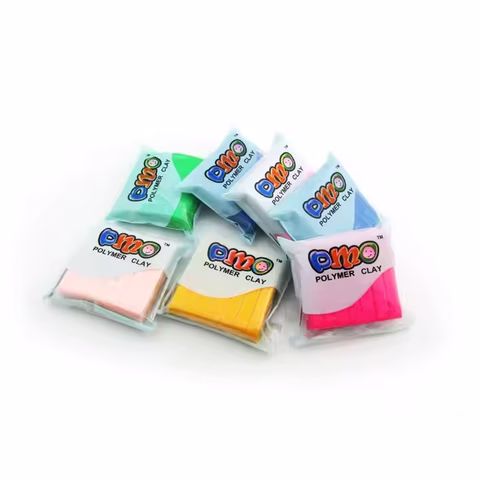 Cadeaux de bricolage pour enfants, bijoux, pâte polymère molle à modeler et à cuire au four