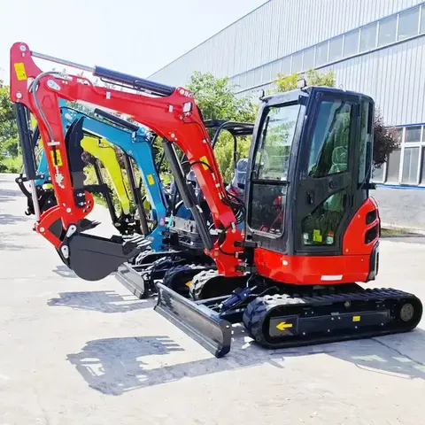 Bagger CE/EPA China Großhandel Minibagger 1 Tonne 2 Tonnen Preise Daumenlöffel zu verkaufen JX