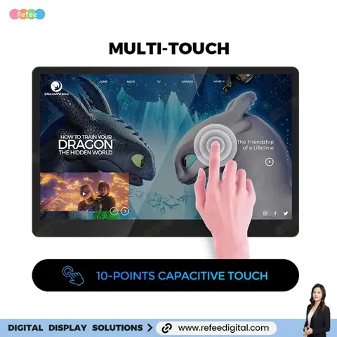 Moniteur Écran Tactile Android Industriel pour Applications en Usine
