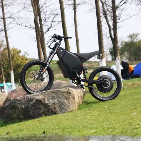 Bicicleta Eléctrica Bomber de Alta Potencia, con Motor de 72V y Salida de 12000W o 15000W - E-Bike de Alto Rendimiento