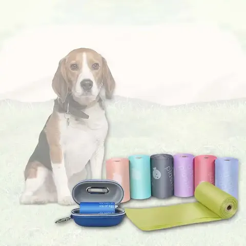 Bolsas Biodegradables Certificadas de Almidón de Maíz para Excrementos de Perro