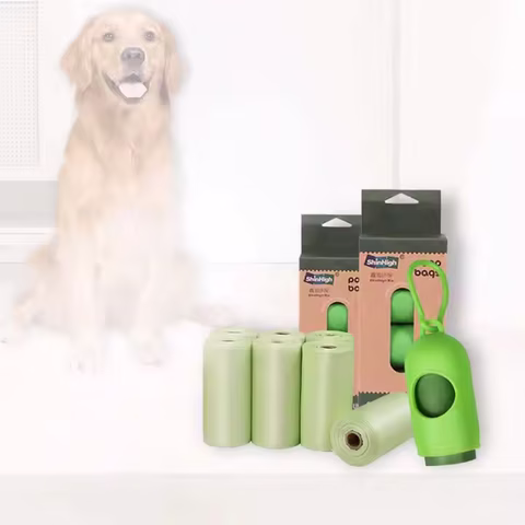 Bolsas Biodegradables Certificadas de Almidón de Maíz para Excrementos de Perro