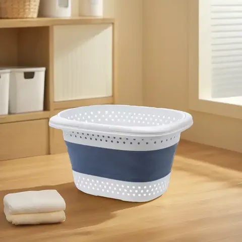 Cesta de Lavandería Rectangular Plegable Ecológica