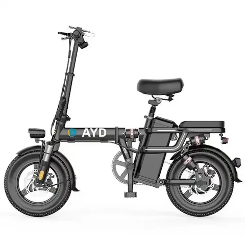 Bicicleta Eléctrica Plegable con Batería de Litio Samsung y Neumáticos Anchos