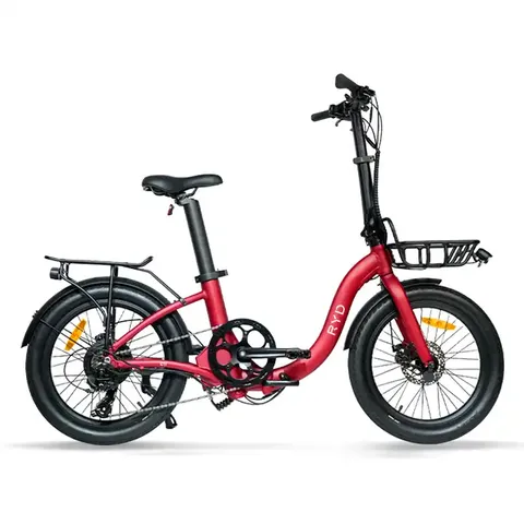 Bicicleta Eléctrica Plegable con Batería de Litio Samsung y Neumáticos Anchos