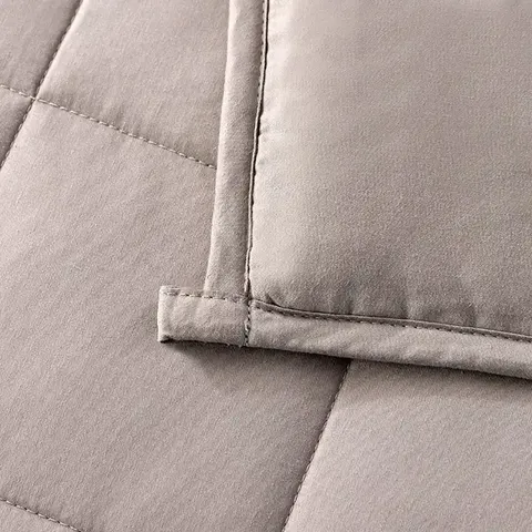 Couverture Lestée Premium avec Billes de Verre pour Adultes - Couverture Anti-Stress et Anxiété