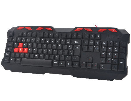 Supplier Customized Red/blue Color Wired Stanard Multimedia Keyboard ...