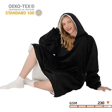 Bedruckte Oversized Hoodie-Decke zum Großhandel