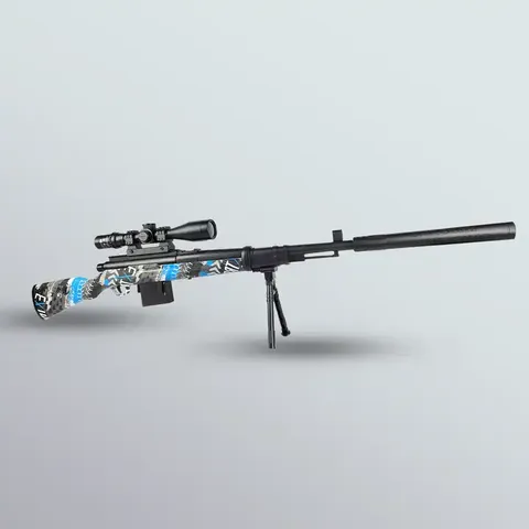 Pistola de Gel Lança Bolas com Ejeção de Cápsulas para Atividades ao Ar Livre