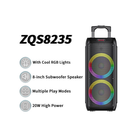 Zqs8235 Wireless Bass Sound 40w Power Dual 8 Inch Speaker Zqs8235 Wireless Bass Sound 40w Power Dual 8 Inch Speaker