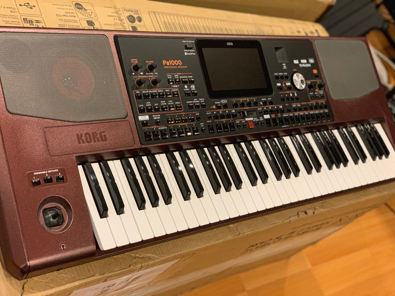 Korg pa1000 online professional arranger keyboard