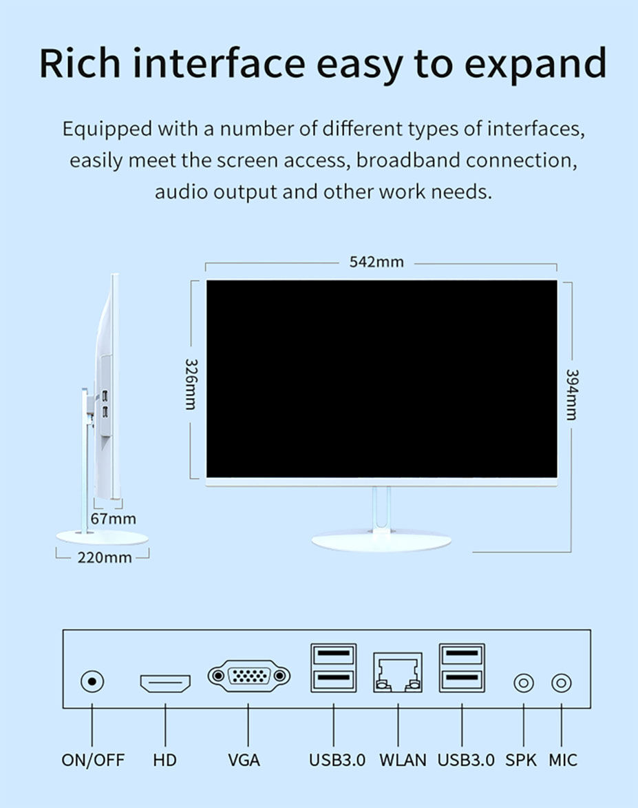 6 Inha Computer Bulk Buy China Wholesale Share 23.8 27 Inch Core I5 Mini Computer 6360u ...