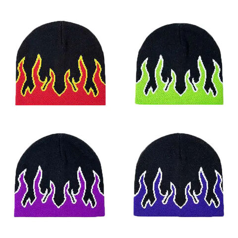 OEM Hochwertige Acryl Strickmütze mit individueller Stickerei Herren Beanie-Mütze Outdoor Winter Baumwollmütze