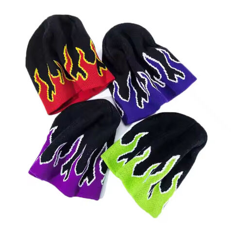 OEM Hochwertige Acryl Strickmütze mit individueller Stickerei Herren Beanie-Mütze Outdoor Winter Baumwollmütze